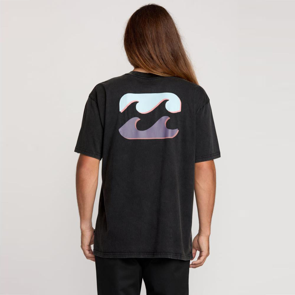 Decal Regular Wave Wash Tee - Men