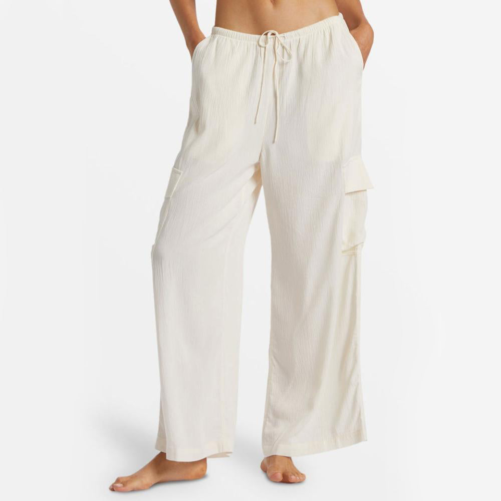 Beach Babe Cargo Elastic Pants - Women
