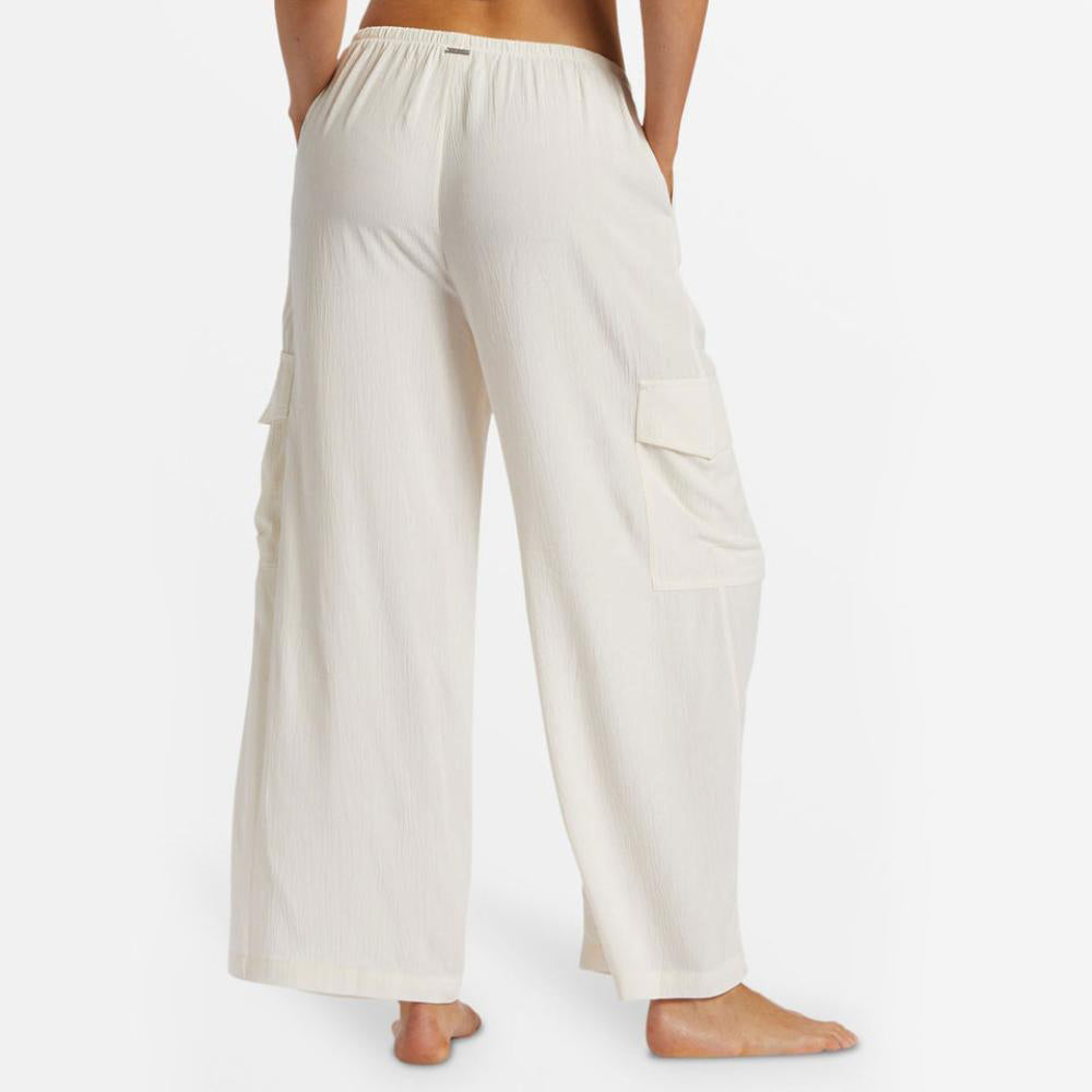 Beach Babe Cargo Elastic Pants - Women