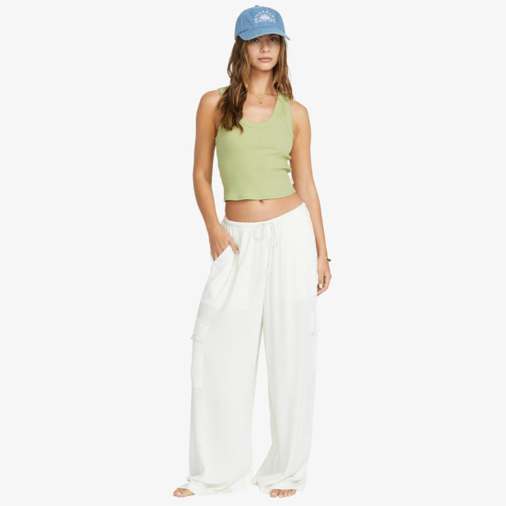 Beach Babe Cargo Elastic Pants - Women