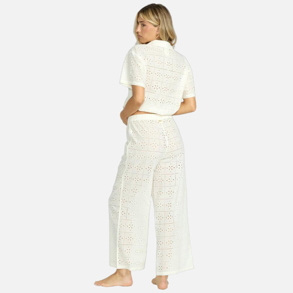 Eyelet Crush Beach Cover-Up Pant - Women