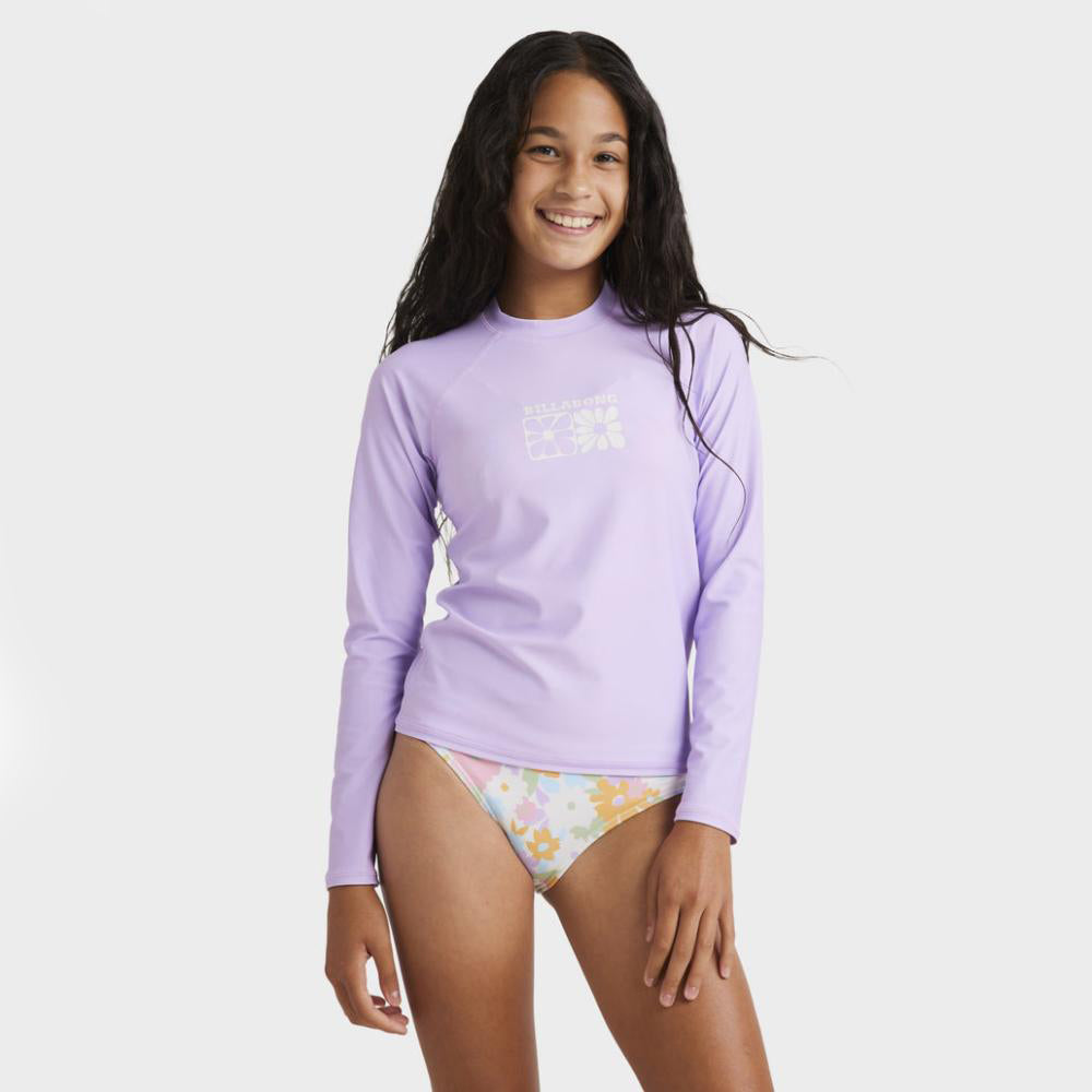 Heat Wave Long Sleeve Rash Vest - Kids