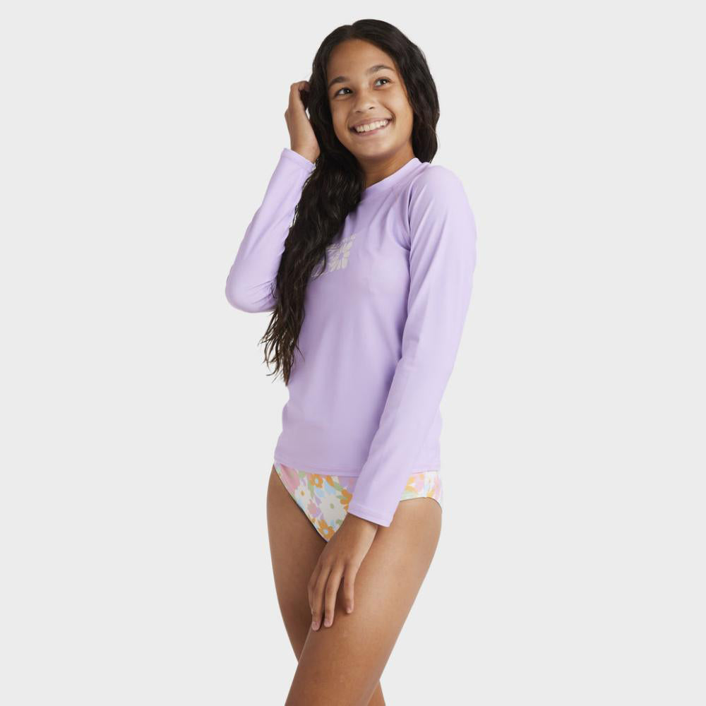 Heat Wave Long Sleeve Rash Vest - Kids