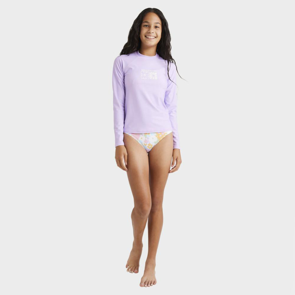 Heat Wave Long Sleeve Rash Vest - Kids