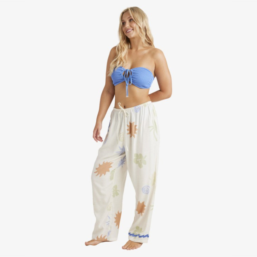 Sun Symbol Elastic Waist Pants - Women