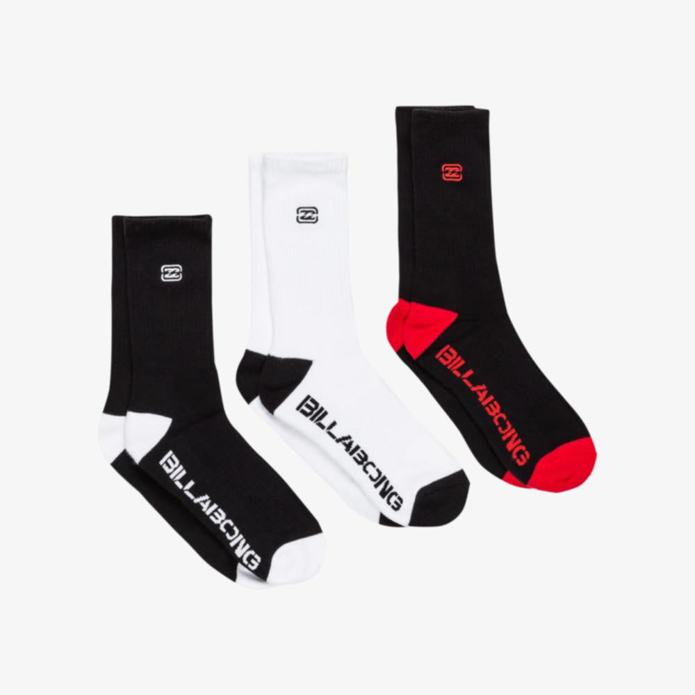 Bracket Wave Crew Socks - Men