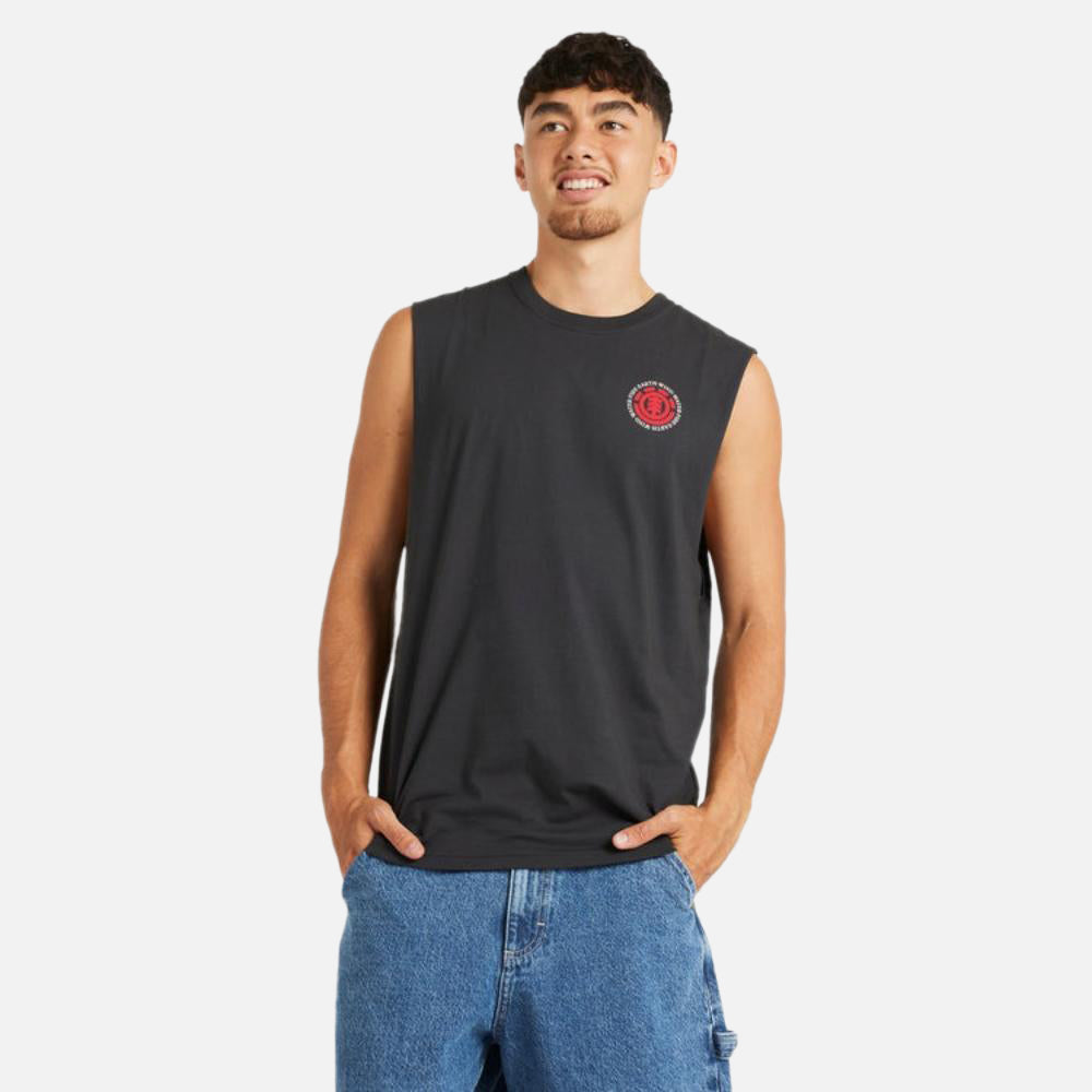 Seal Back Print Muscle Top - Men