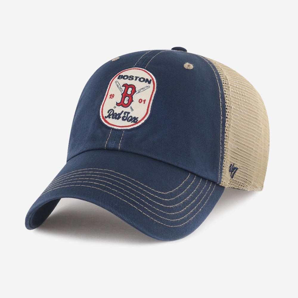 MLB Boston Red Sox Crosspatch Mesh Clean UP Cap - Men
