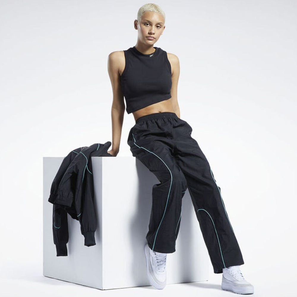 Classic Wide Cropped Rib Tank - Women