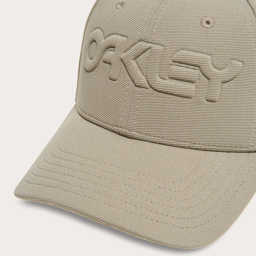 6 Panel Stretch Hat Embossed Cap - Men