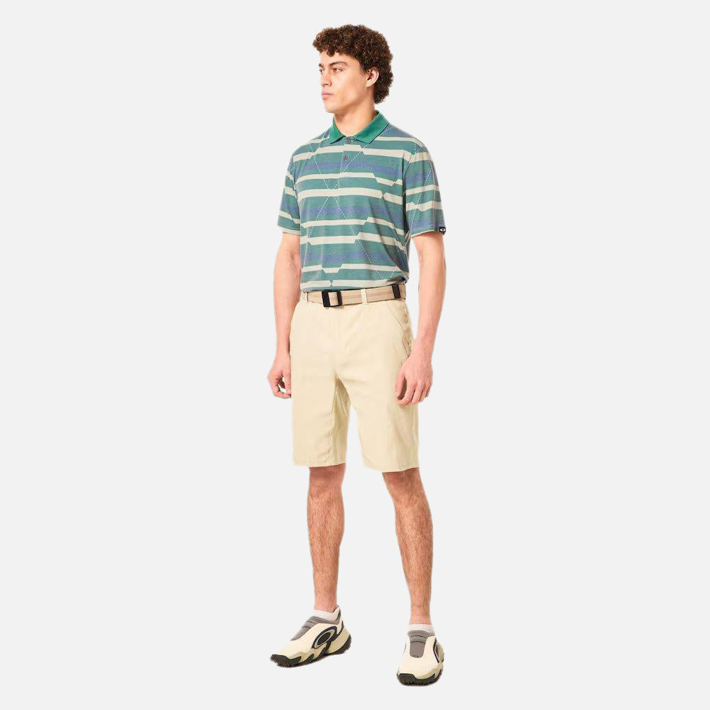 Fractured Argyle Polo - Men