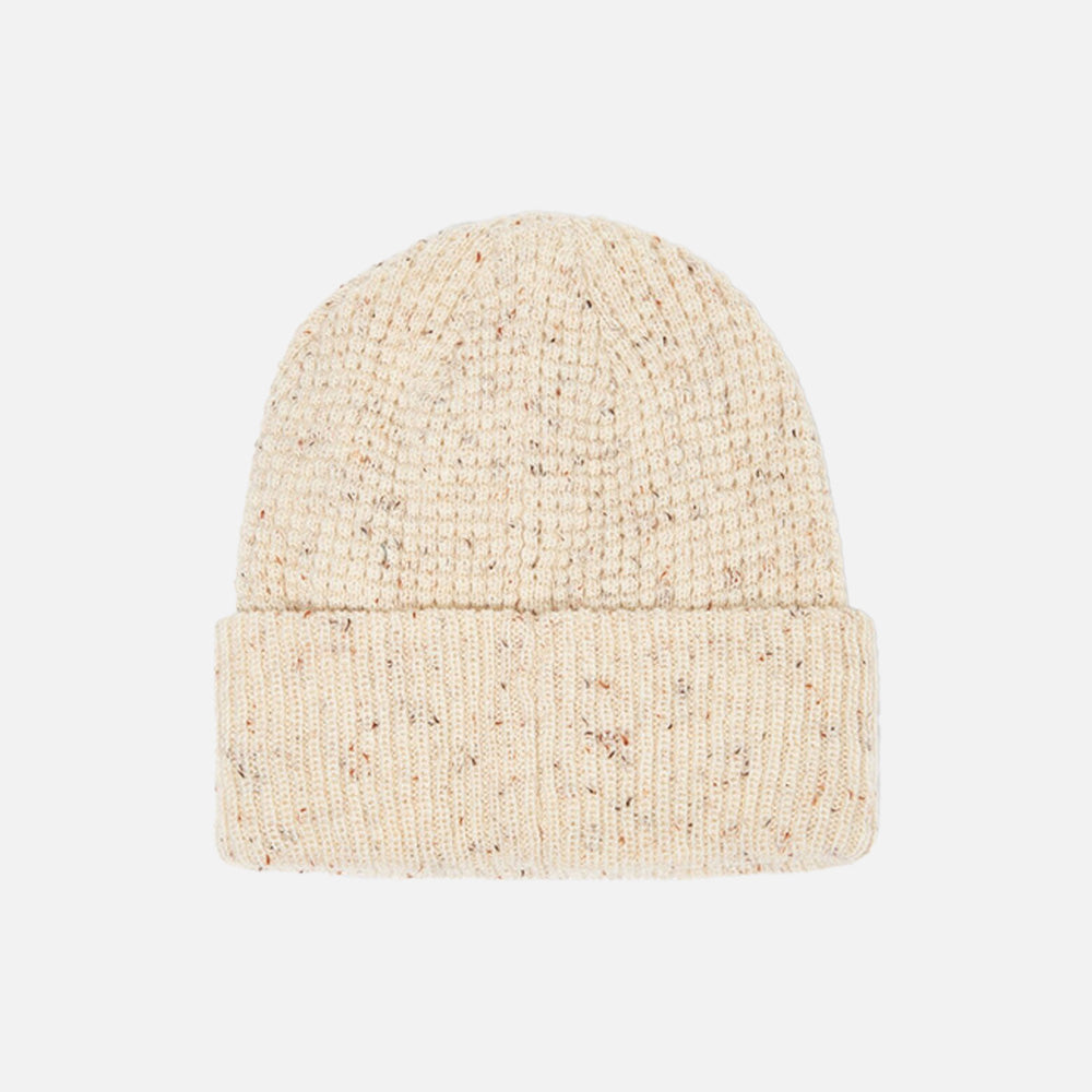 Ellipse Patch Waffle Beanie - Men