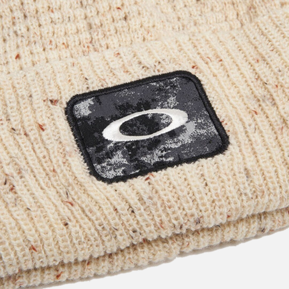 Ellipse Patch Waffle Beanie - Men