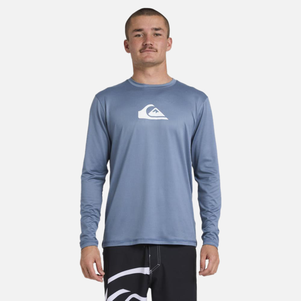 Solid Streak Long Sleeve Surf T-Shirt - Men