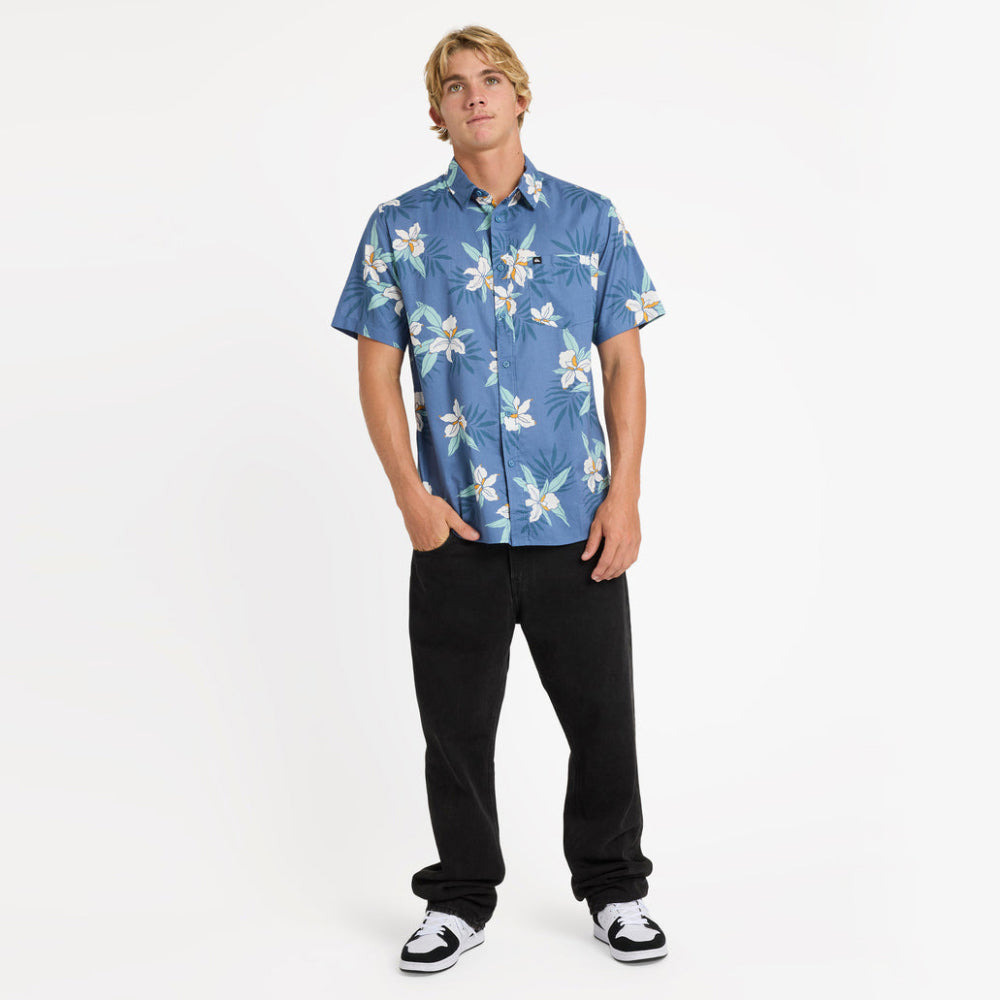 Apero Classic Floral Short Sleeve Shirt - Men