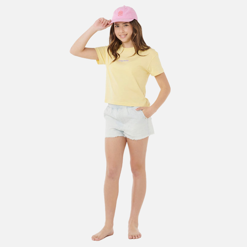Sunset Skies Crop Tee - Kids