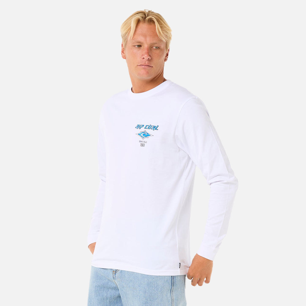 Fade Out Icon Long Sleeve Tee - Men