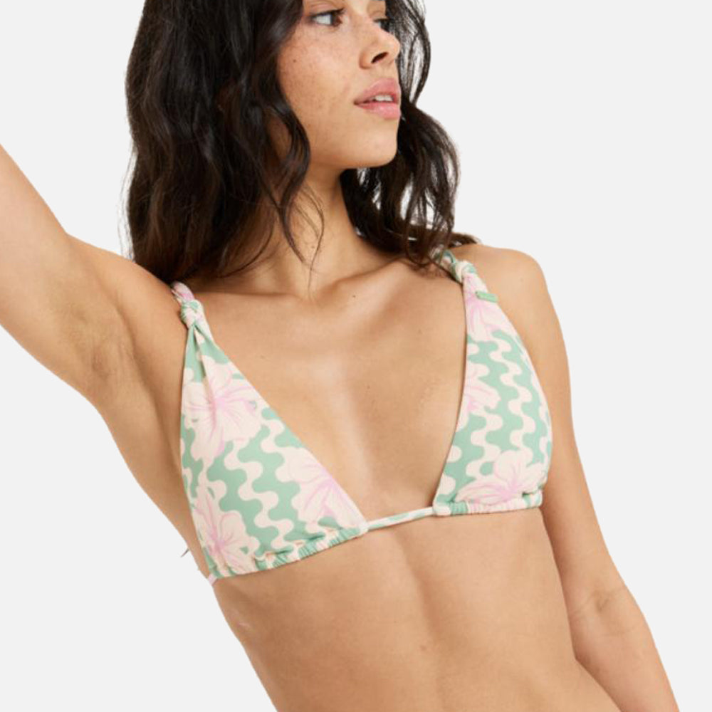 Hibiscus Daze Triangle Bikini Top - Women