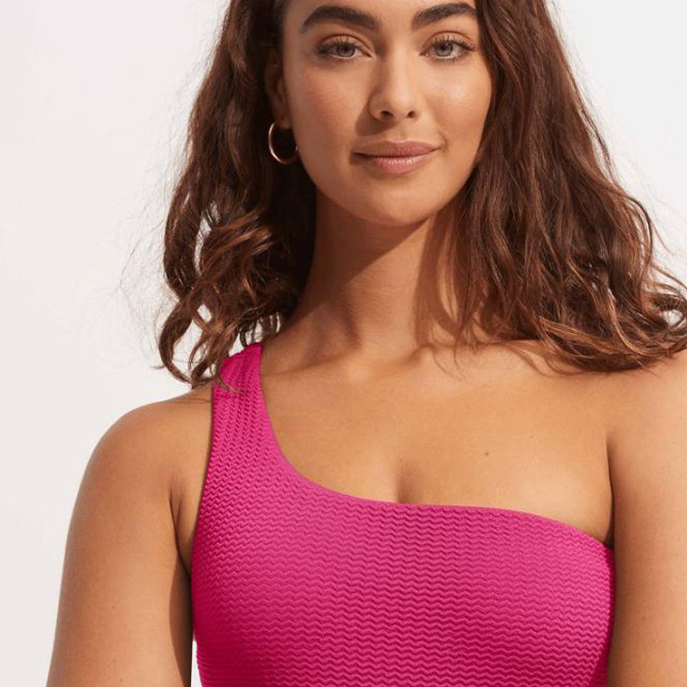Sea Dive One Shoulder One Piece - Women