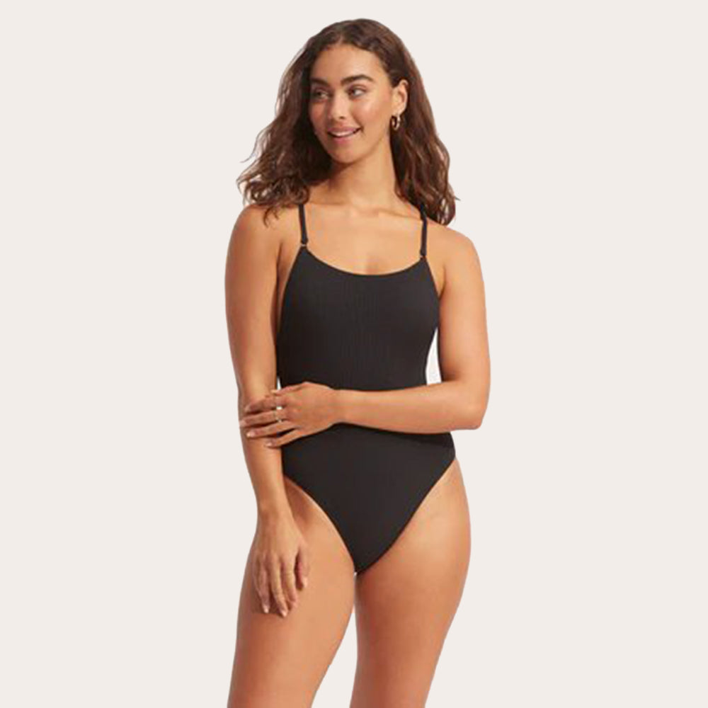 Sea Dive Scoop Neck One Piece - Women