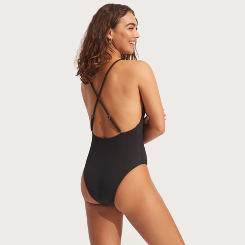 Sea Dive Scoop Neck One Piece - Women