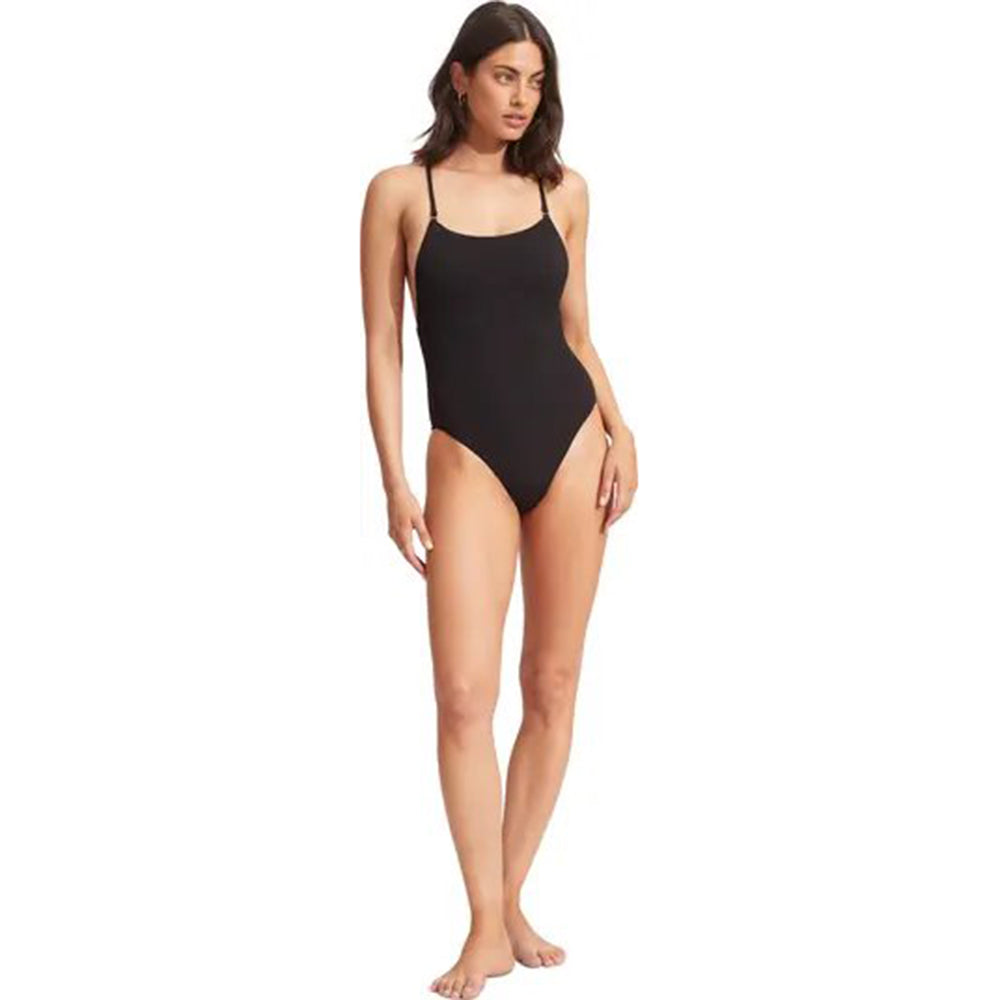 Sea Dive Scoop Neck One Piece - Women