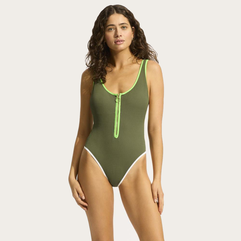 Beach Bound Retro Tank One Piece - Women