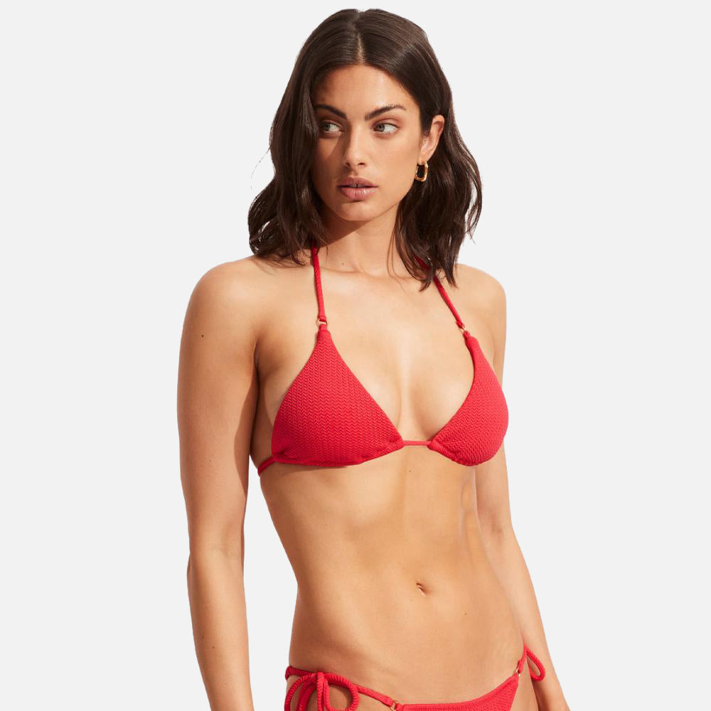 Sea Dive Slide Triangle Bikini Top - Women