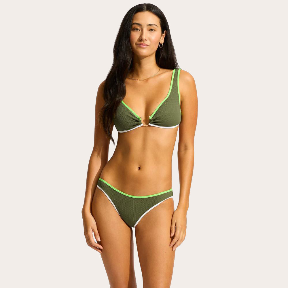Beach Bound Ring Front Tank Bikini Top - Women