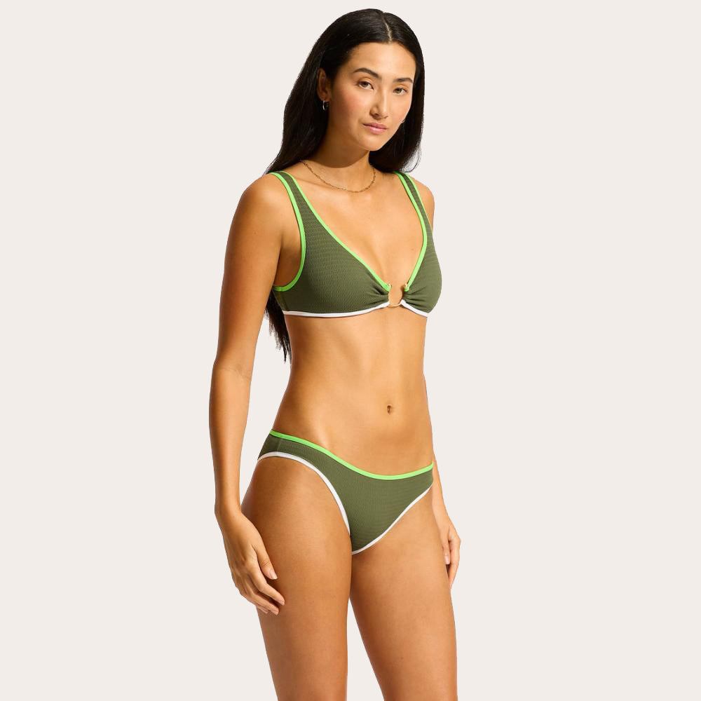 Beach Bound Ring Front Tank Bikini Top - Women