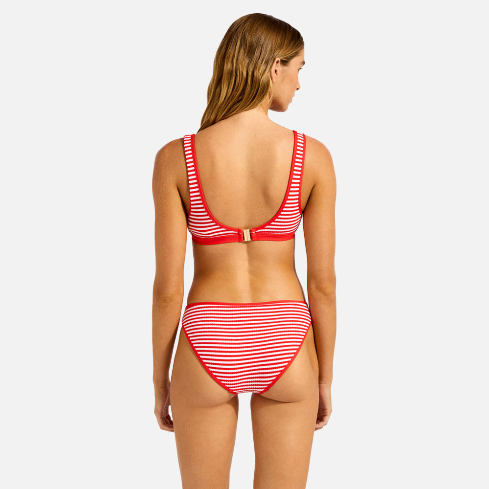 Clubhouse Zip Front Tank Bikini Top - Women