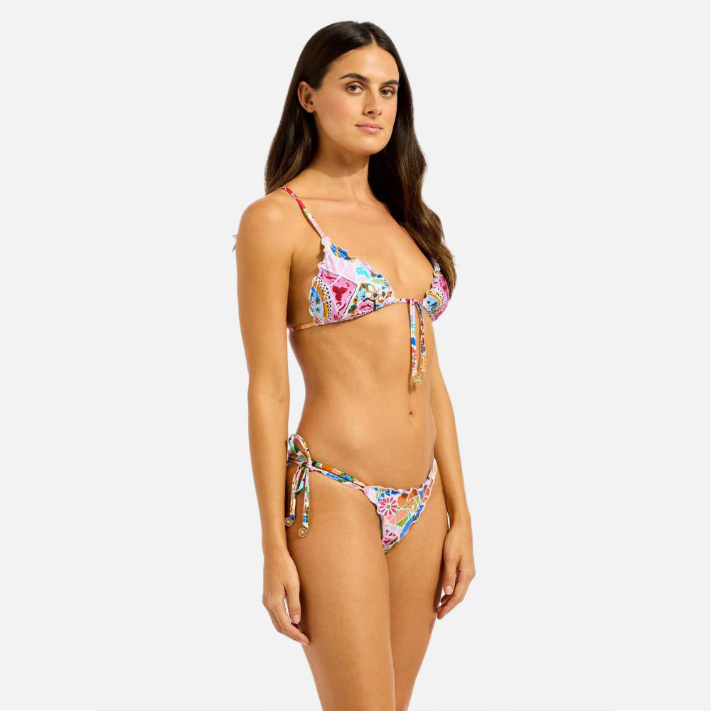 Beach Boheme Brazilian Tie Side Bikini Bottom - Women