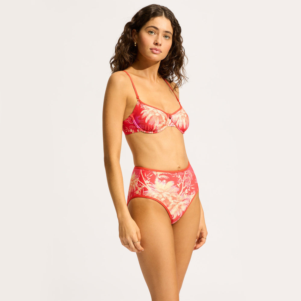 Marbella High Waisted Bikini Bottom - Women
