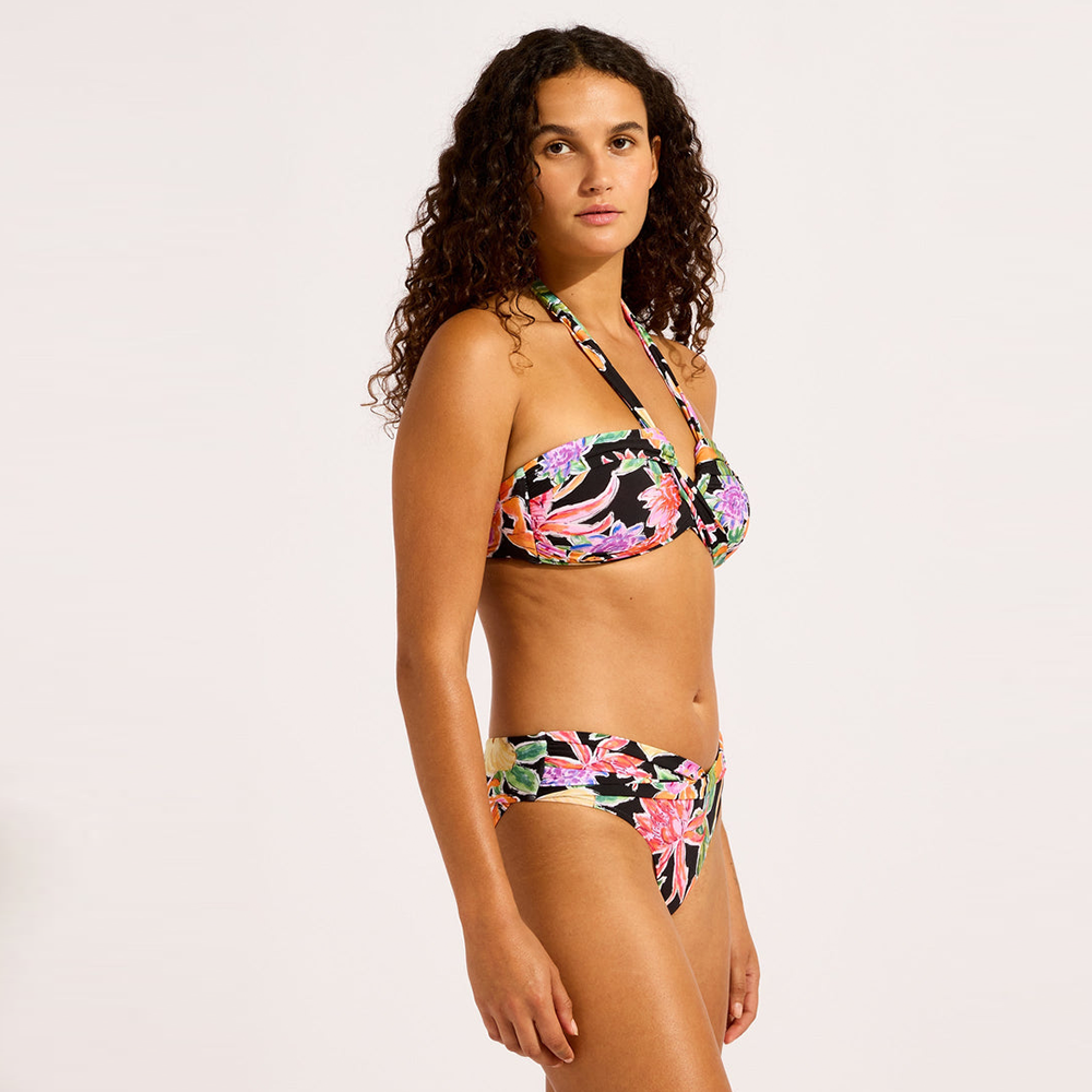 Hothouse Flowers Twist Band Mini Hipster Bikini Bottom - Women