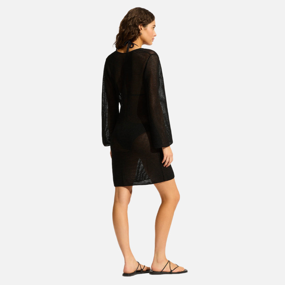 Mesh Knit Cover Up - Women