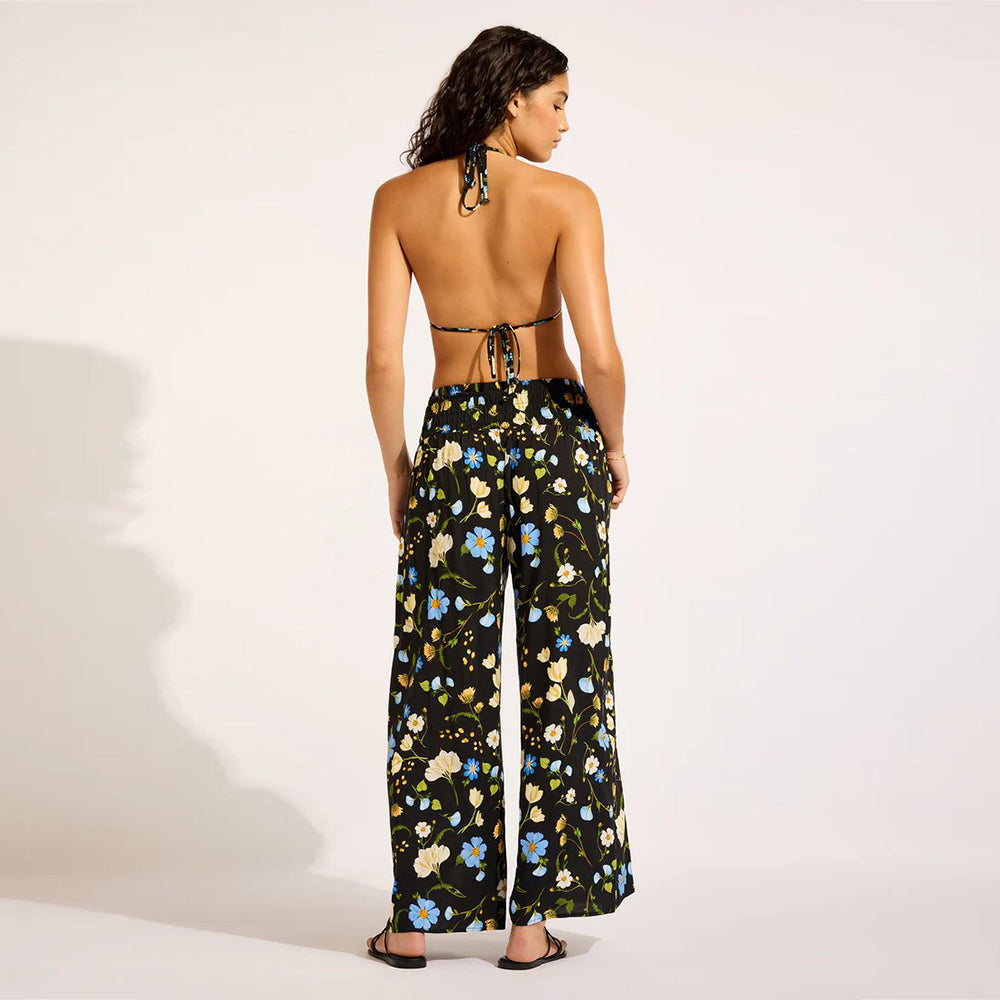 Modern Romance Shirred Waist Wrap Pant - Women