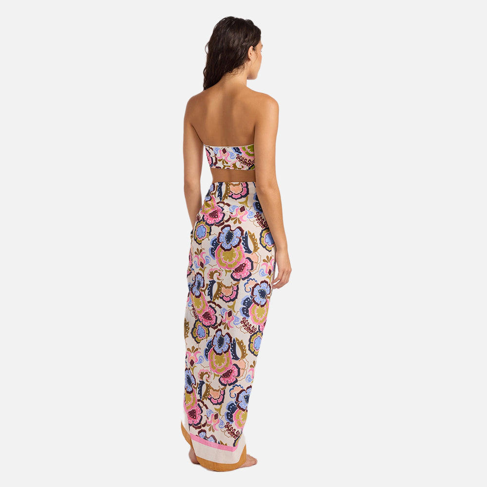 Sea Blossom Floral Sarong - Women