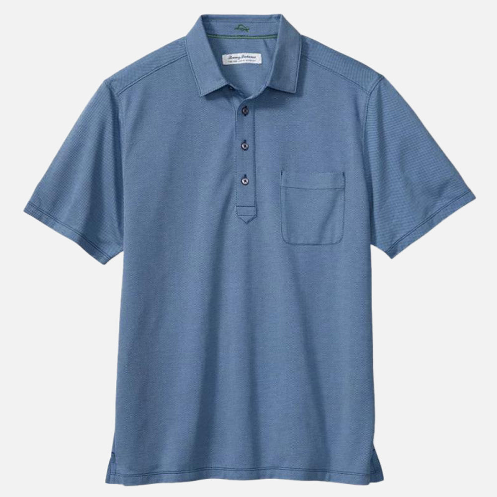 San Lucio Stretch Knit Polo T-Shirt - Men
