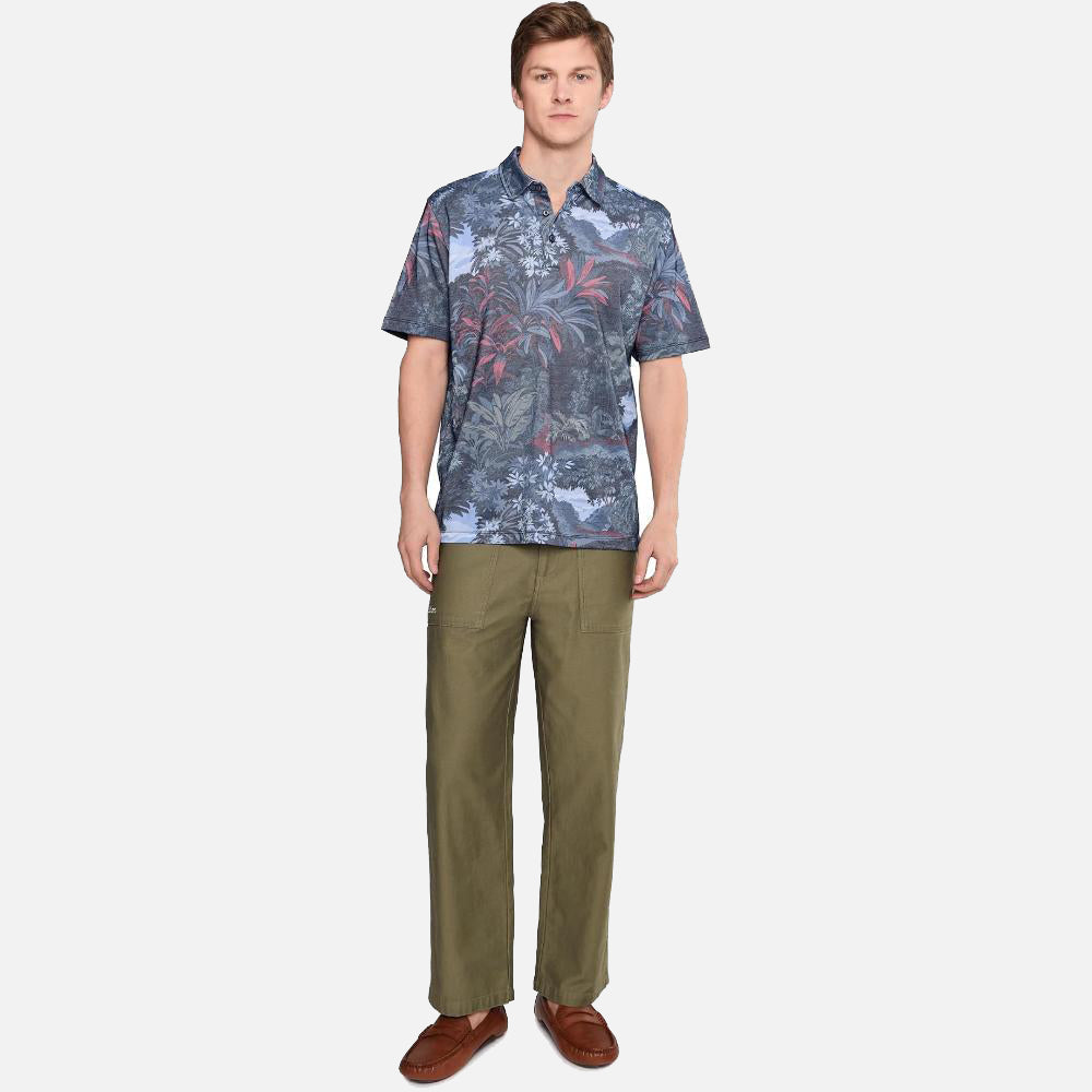 Geneva Jungle Printed Polo Shirt - Men