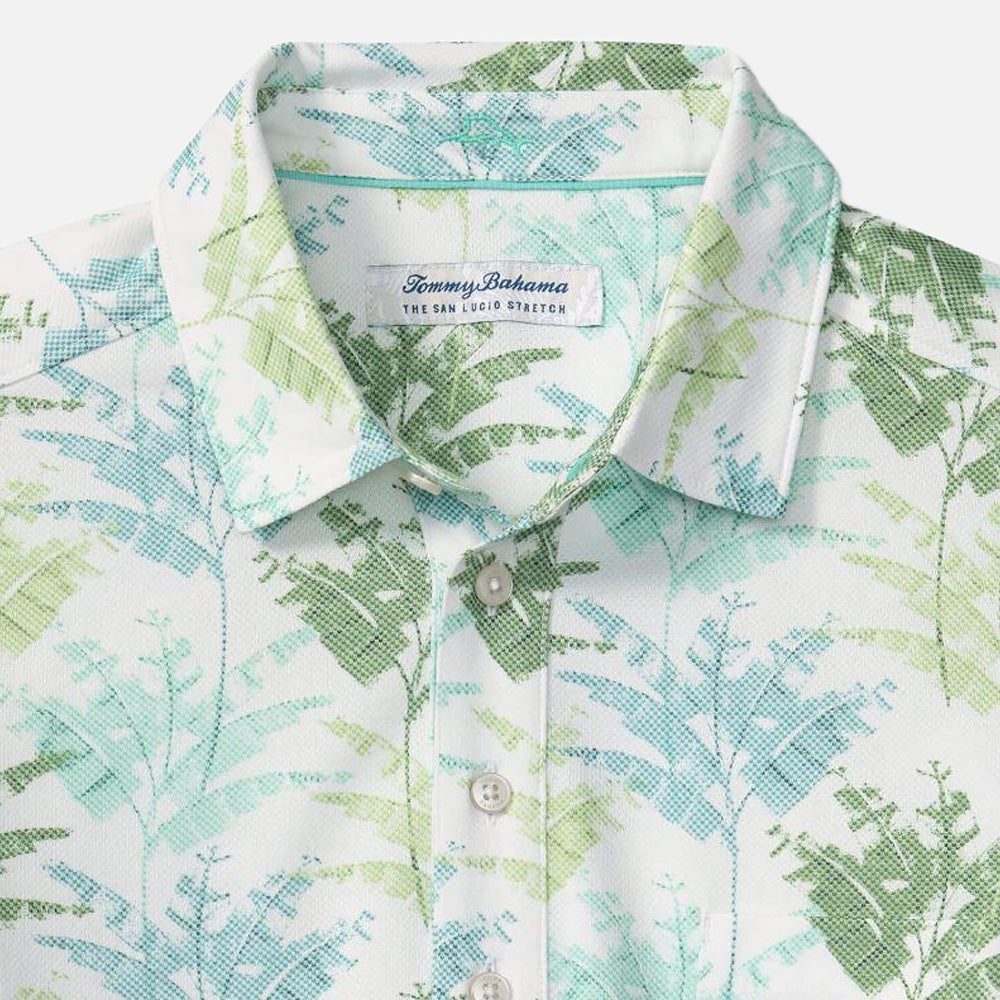 San Lucio Verde Palms Polo Stretch Knit Polo - Men