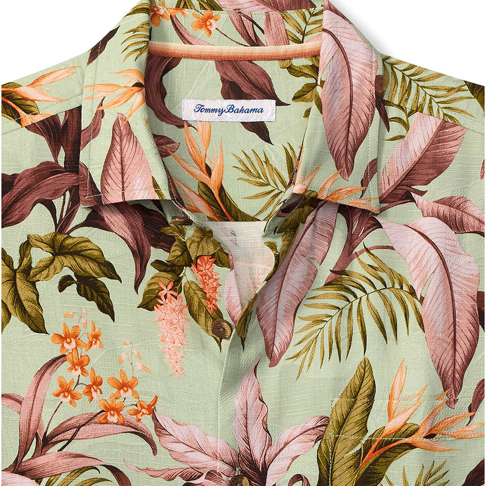 Jaded Blooms Silk Camp Shirt - Men