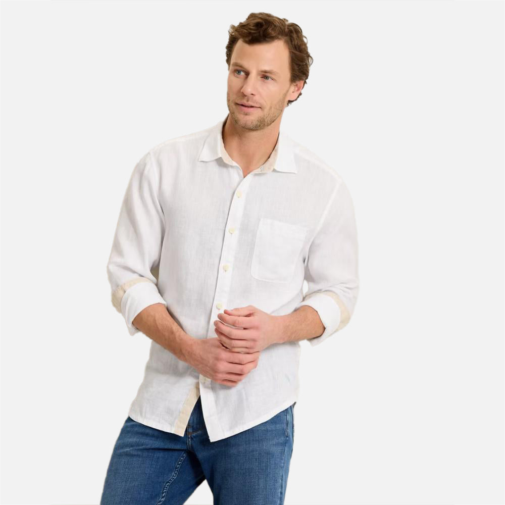 Paradise Breezer Linen Long-Sleeve Shirt - Men