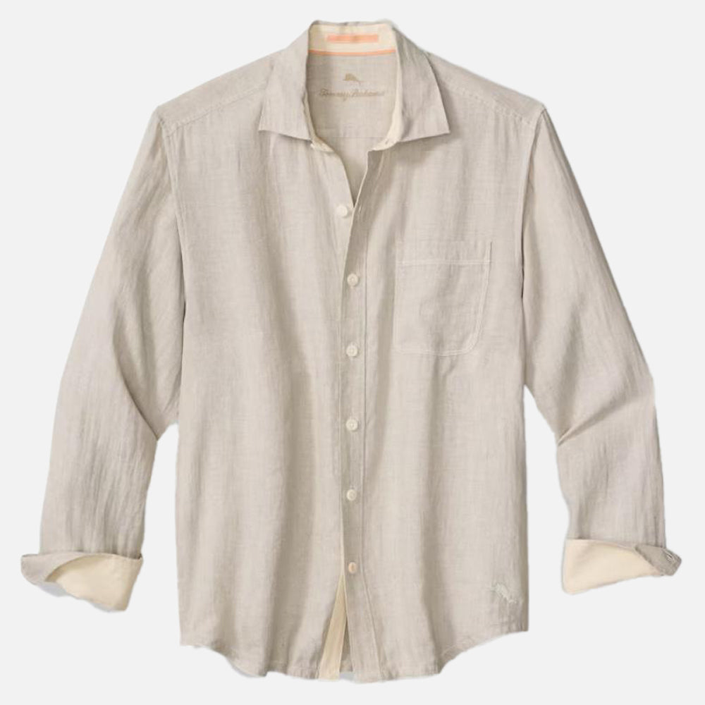 Paradise Breezer Linen Long-Sleeve Shirt - Men