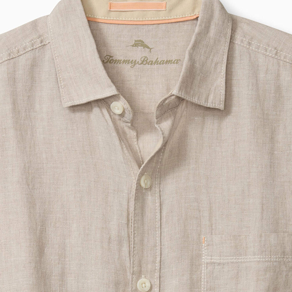 Paradise Breezer Linen Short-Sleeve Shirt - Men