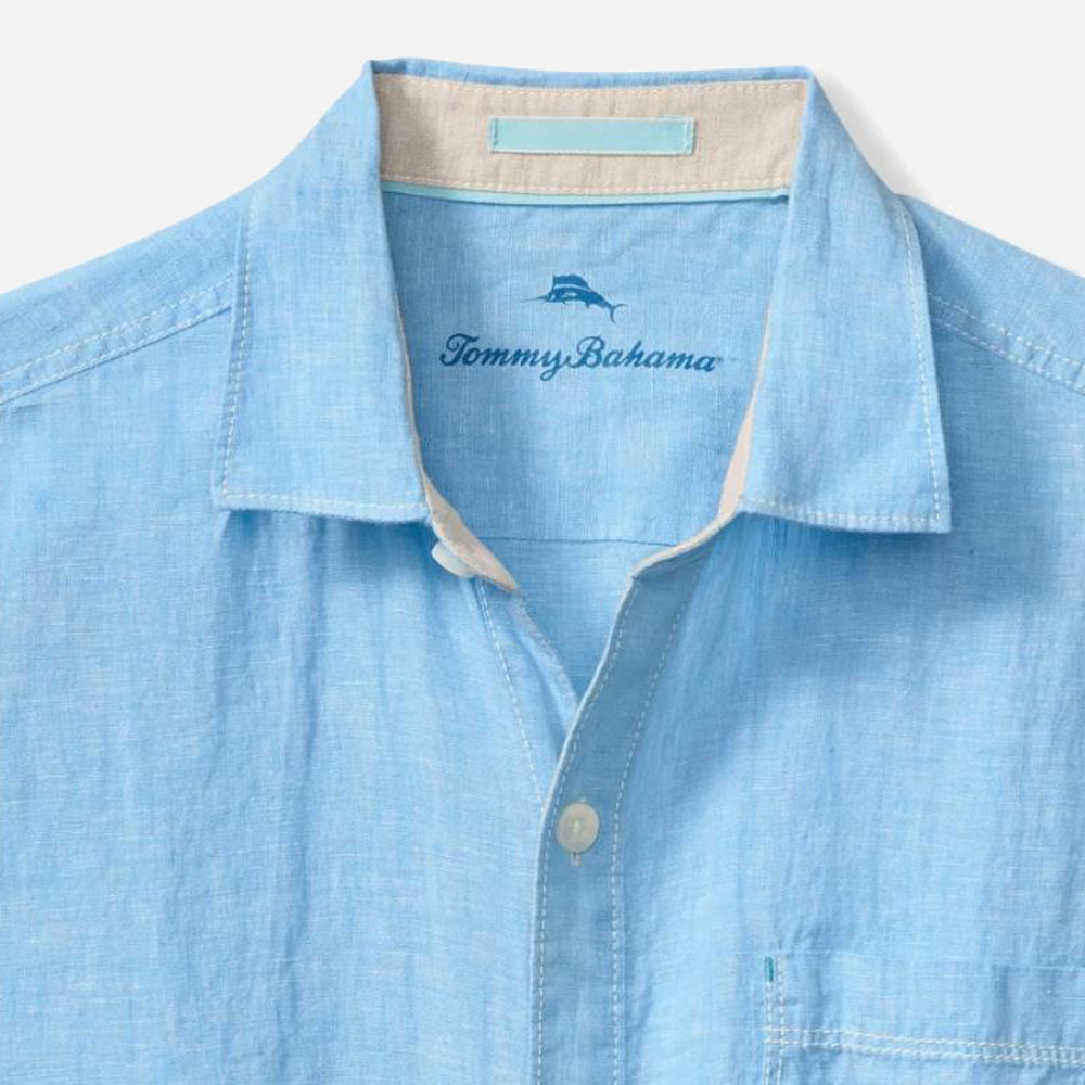 Paradise Breezer Linen Short-Sleeve Shirt - Men