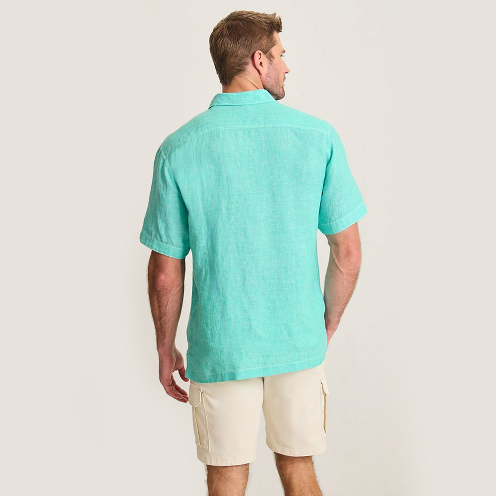 Paradise Breezer Linen Short-Sleeve Shirt - Men