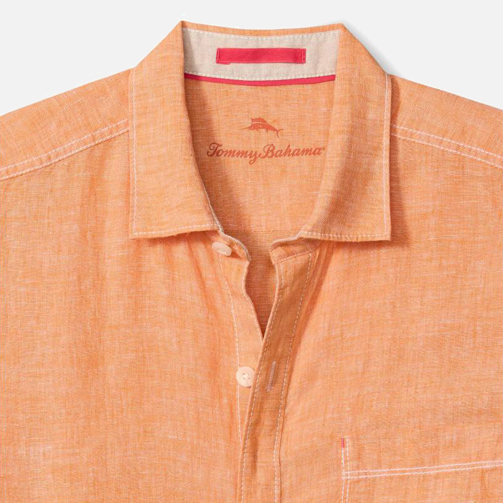 Paradise Breezer Linen Short-Sleeve Shirt - Men
