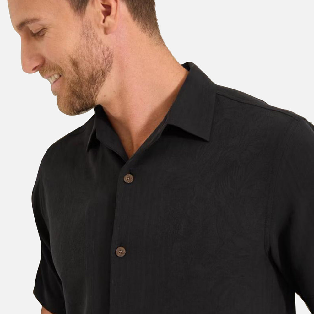 Maui Border Silk Camp Shirt - Men