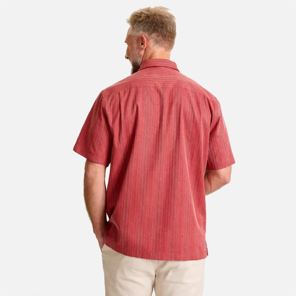 Maui Border Silk Camp Shirt - Men