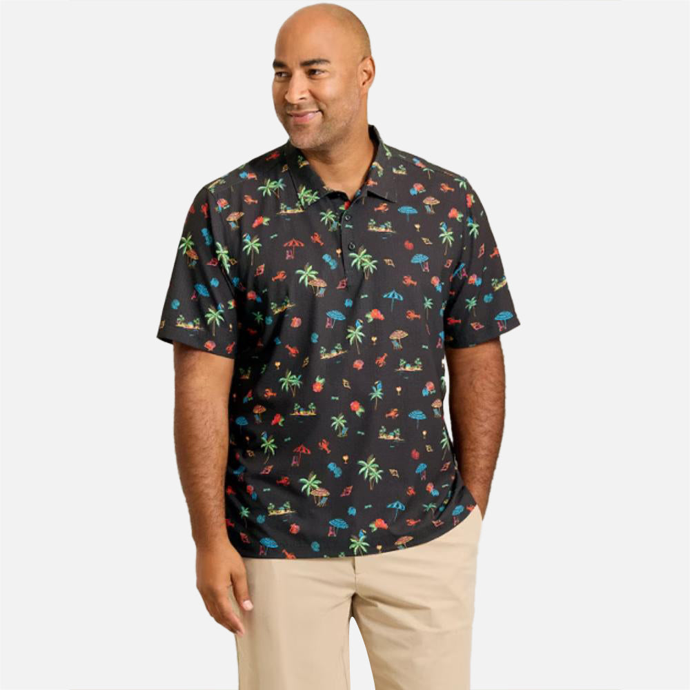 Bahama Coast Palm Villa IslandZone Polo T-Shirt - Men